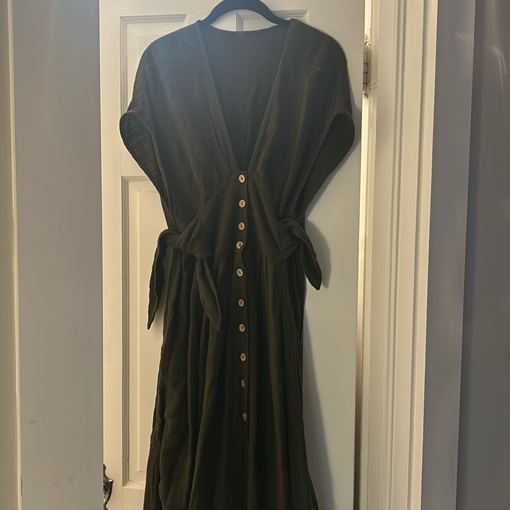 Free People Dress- Olive